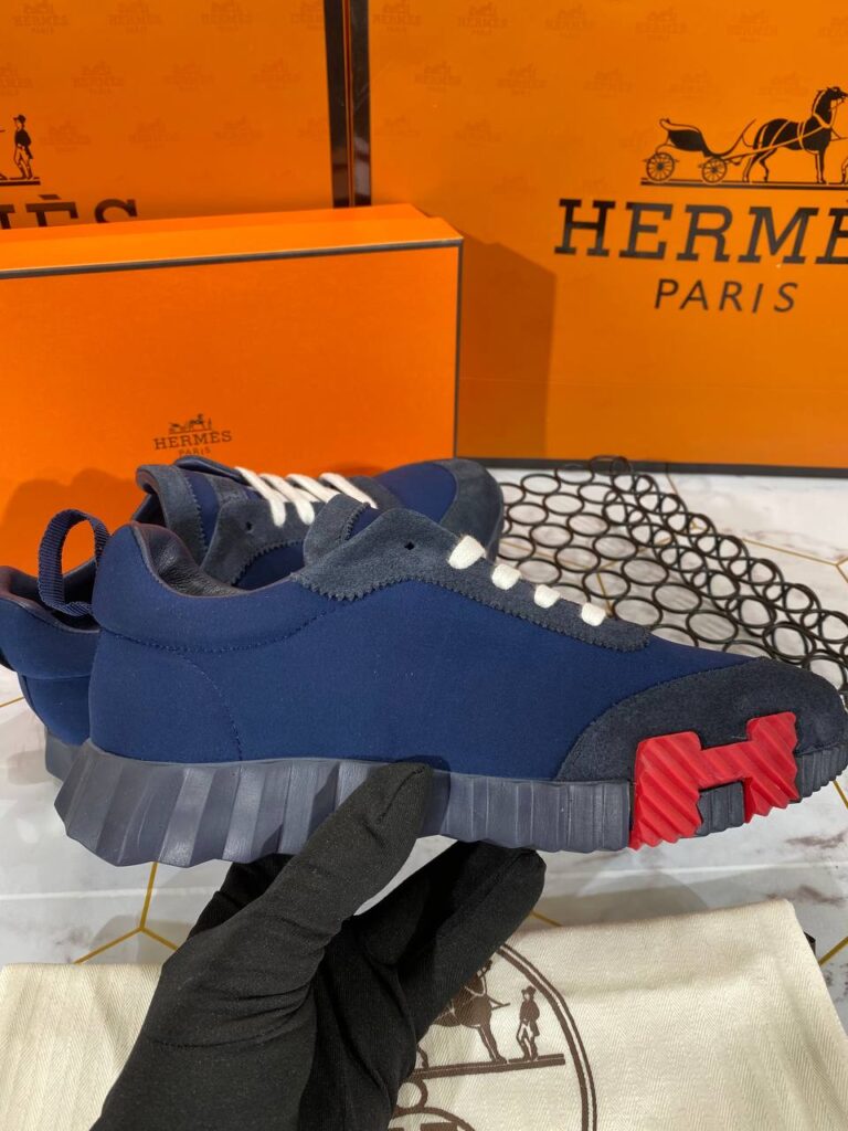 hermes ayakkabi erkek bouncing sneakers lacivert