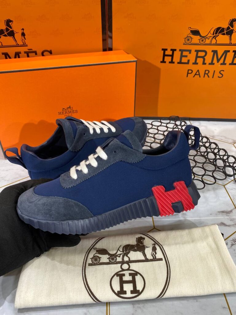 hermes ayakkabi erkek bouncing sneakers lacivert