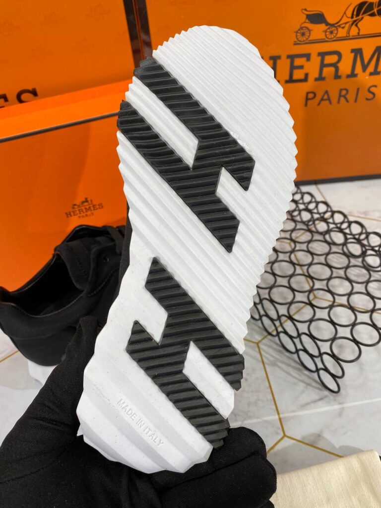hermes ayakkabi erkek bouncing sneakers siyah