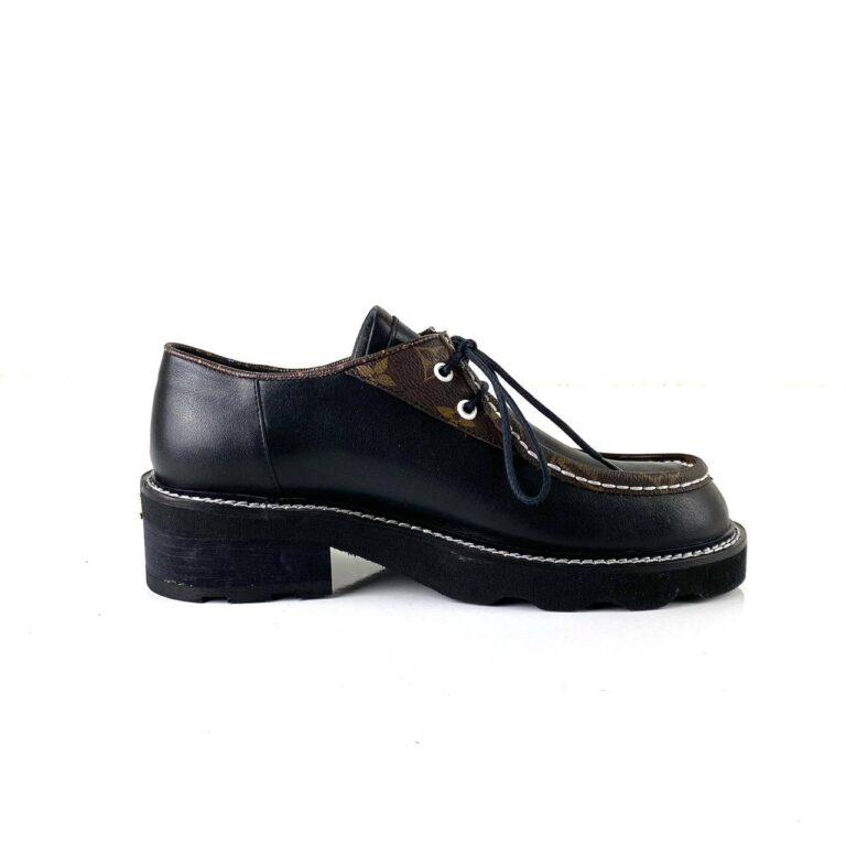 louis vuitton ayakkabi beaubourg platform derby 4.5 cm topuk