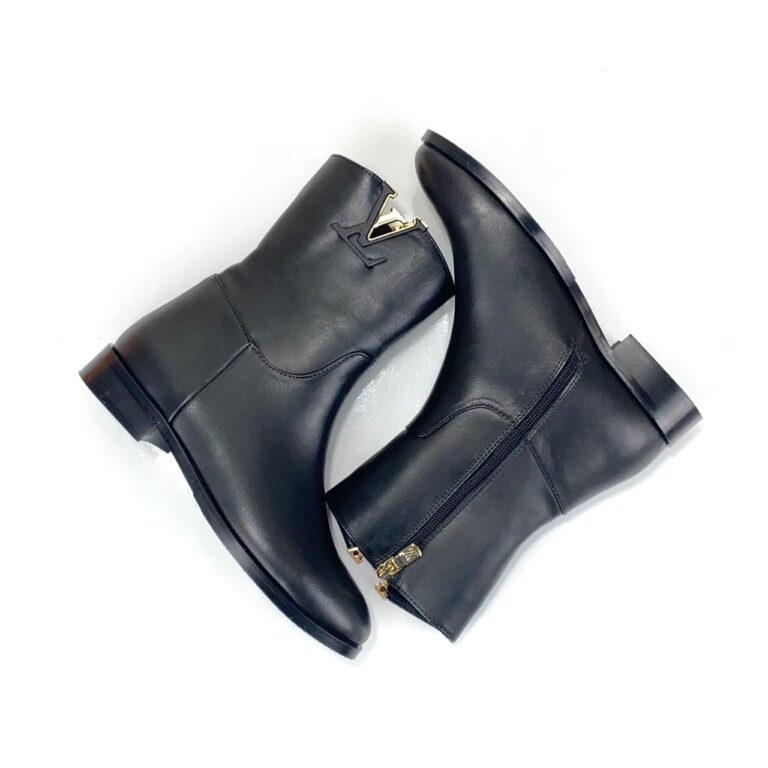 louis vuitton ayakkabi heritage booties bot siyah gold