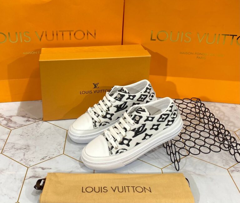 louis vuitton ayakkabi ithal taban sneaker beyaz