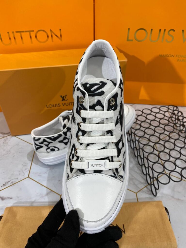 louis vuitton ayakkabi ithal taban sneaker beyaz