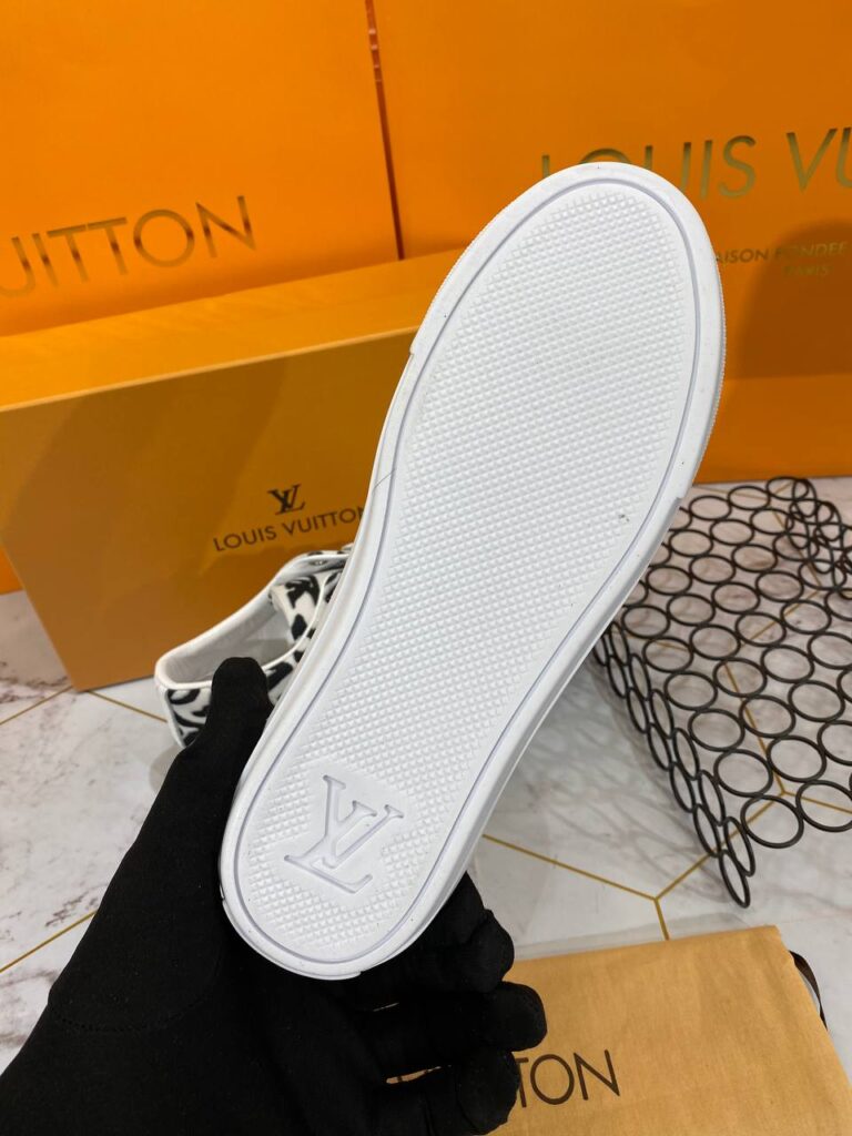 louis vuitton ayakkabi ithal taban sneaker beyaz