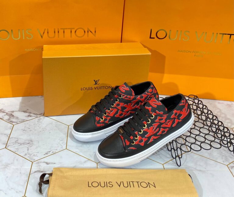 louis vuitton ayakkabi ithal taban sneaker siyah
