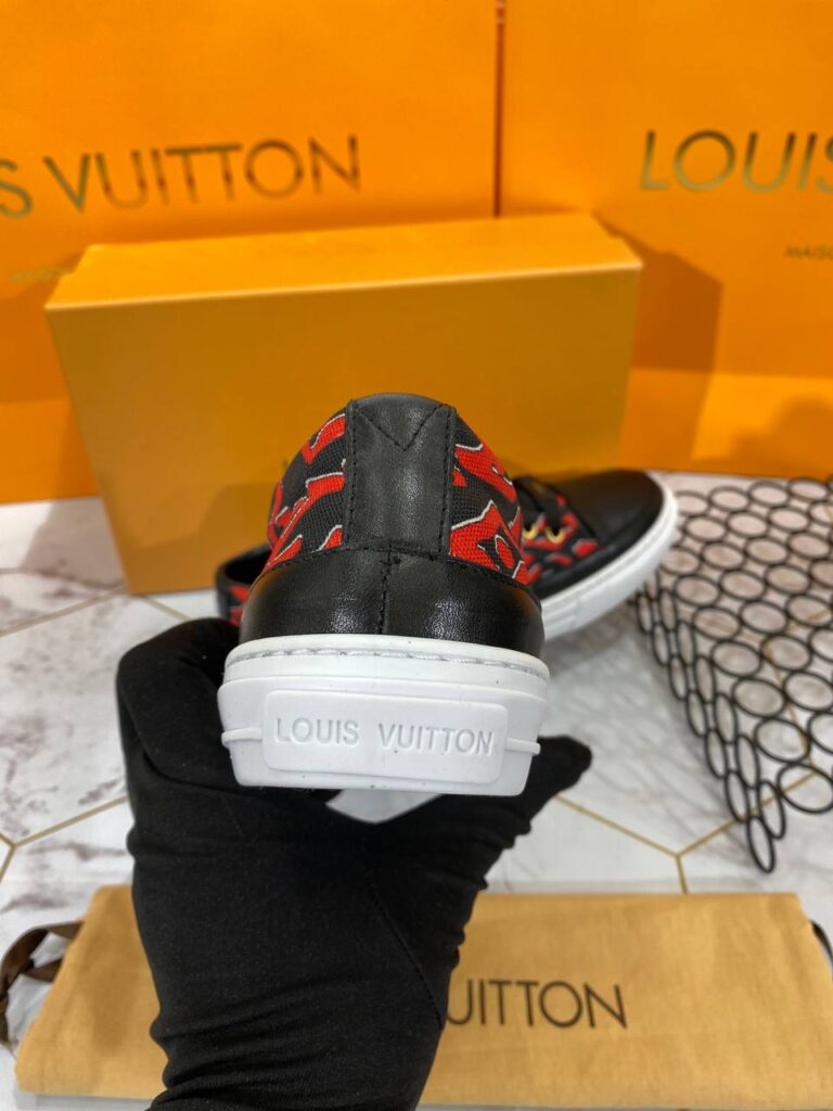 louis vuitton ayakkabi ithal taban sneaker siyah