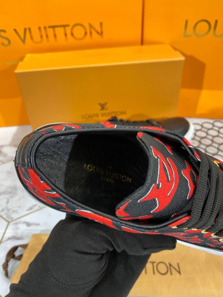 louis vuitton ayakkabi ithal taban sneaker siyah