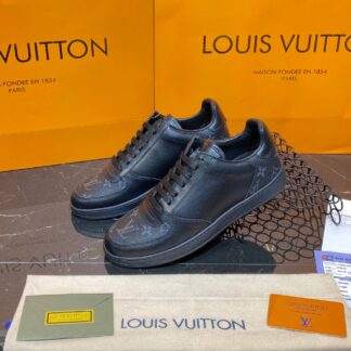 louis vuitton ayakkabi rivoli erkek siyah