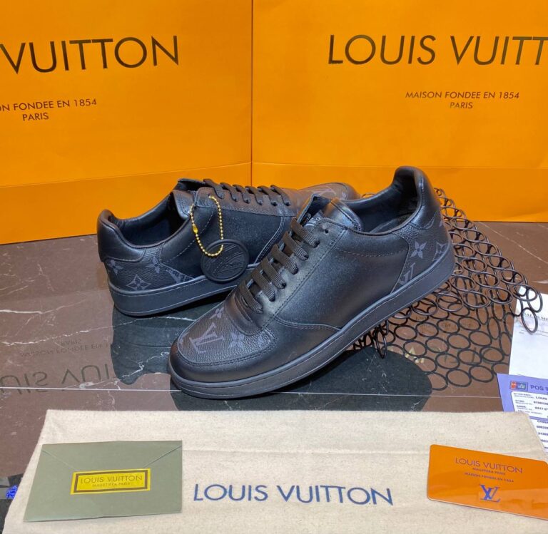 louis vuitton ayakkabi rivoli erkek siyah