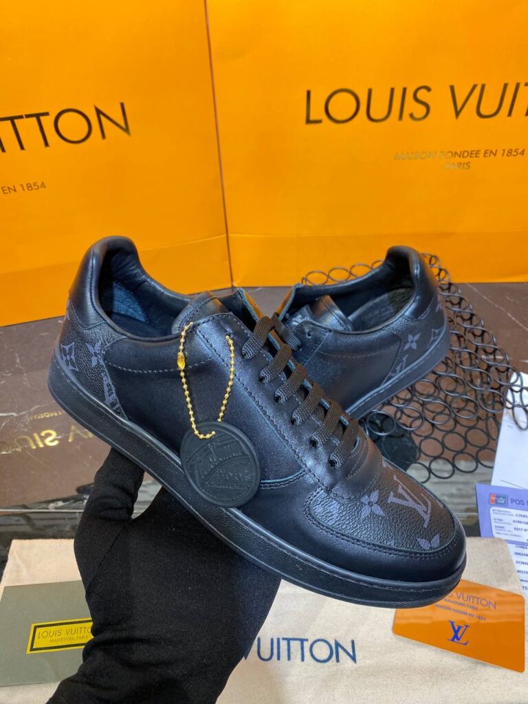 louis vuitton ayakkabi rivoli erkek siyah