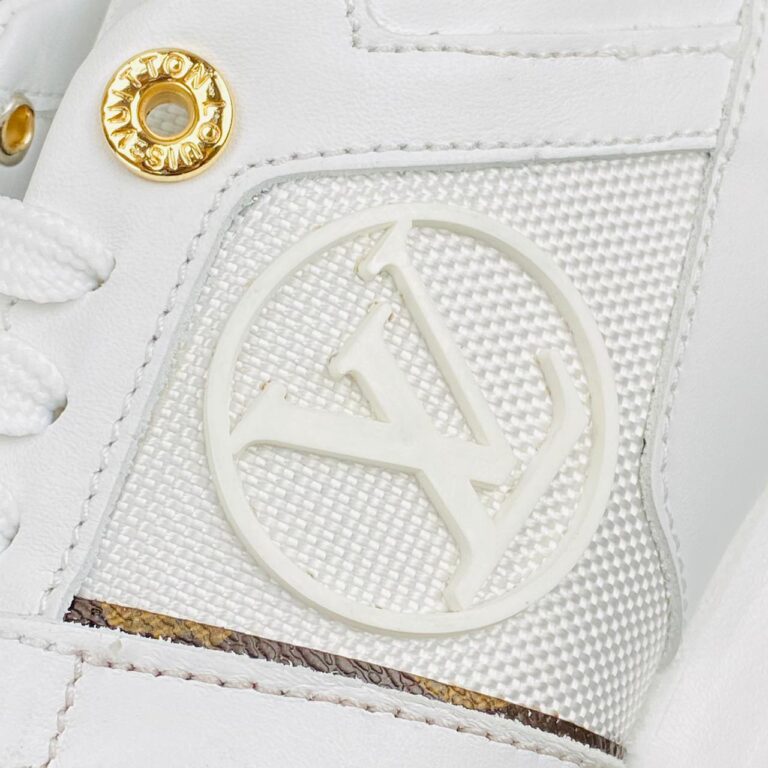 louis vuitton ayakkabi run away beyaz sneaker taban 3.5 cm