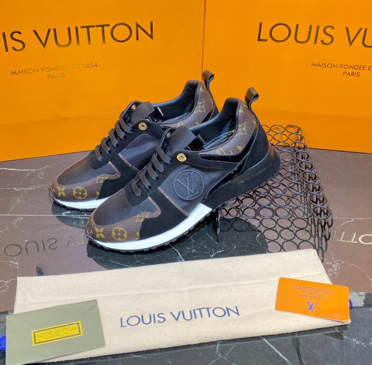 louis vuitton ayakkabi run away sneaker siyah
