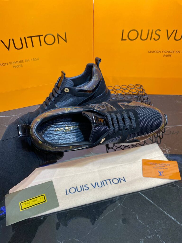louis vuitton ayakkabi run away sneaker siyah