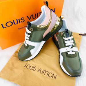 louis vuitton ayakkabi run away yesil sneaker taban 3.5 cm