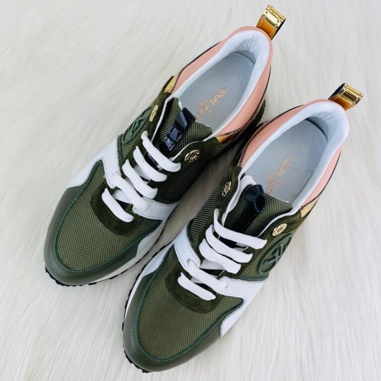 louis vuitton ayakkabi run away yesil sneaker taban 3.5 cm