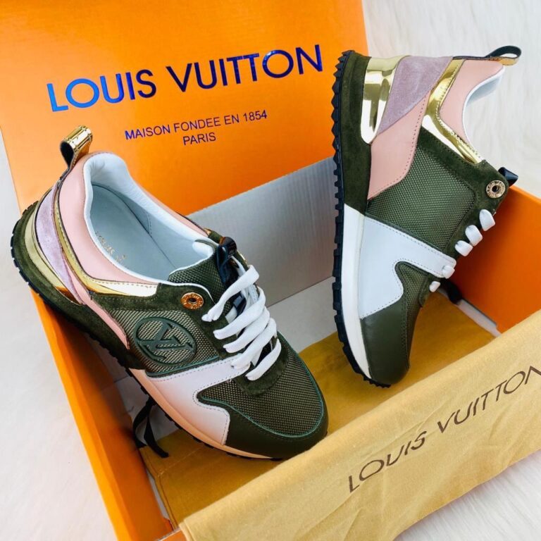 louis vuitton ayakkabi run away yesil sneaker taban 3.5 cm