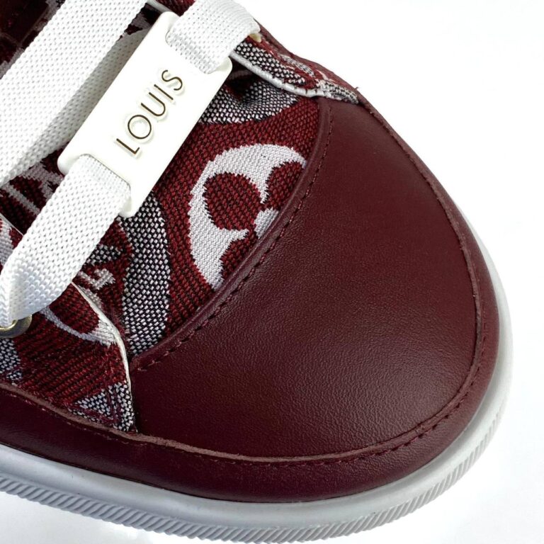 louis vuitton ayakkabi since 1853 stellar bordo sneaker topuk 4 cm