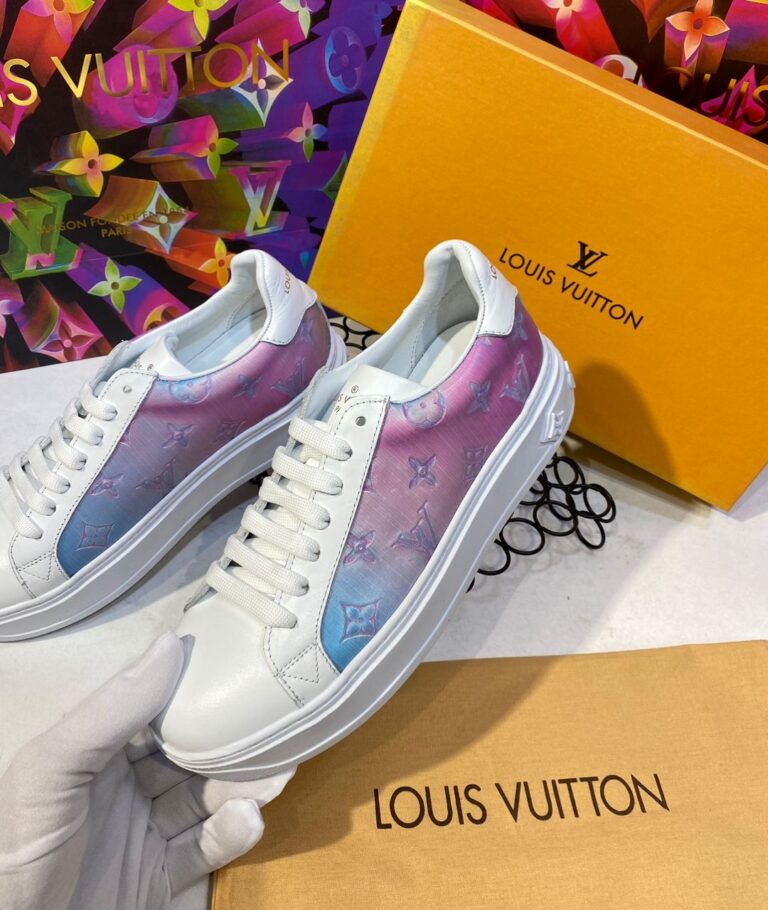 louis vuitton ayakkabi time out beyaz sneakers