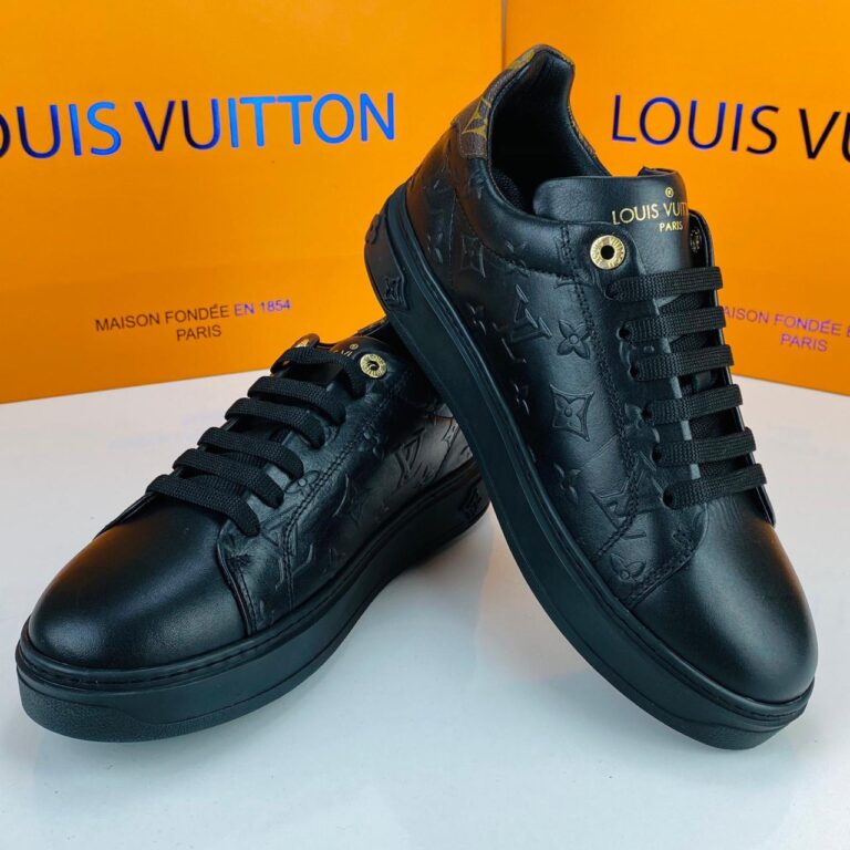 louis vuitton ayakkabi time out monogram erkek sneaker taban 4cm