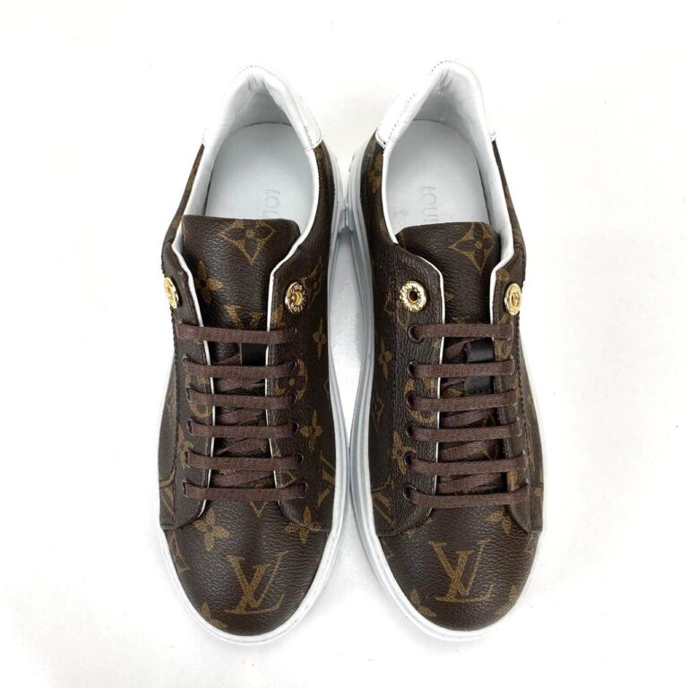 louis vuitton ayakkabi time out monogram sneaker taban 4cm