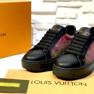 louis vuitton ayakkabi time out siyah sneakers