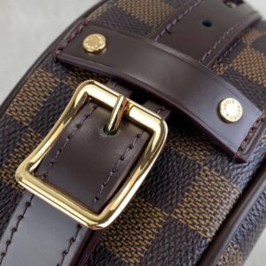 louis vuitton canta boite chapeau souple damier kahve 22x20x8 cm