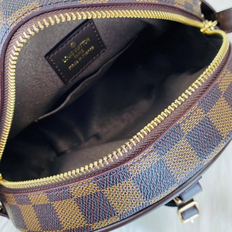 louis vuitton canta boite chapeau souple damier kahve 22x20x8 cm