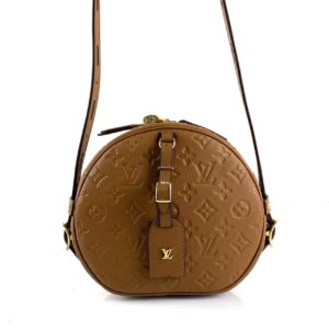 louis vuitton canta boite chapeau souple empriente taba 22x20x8 cm