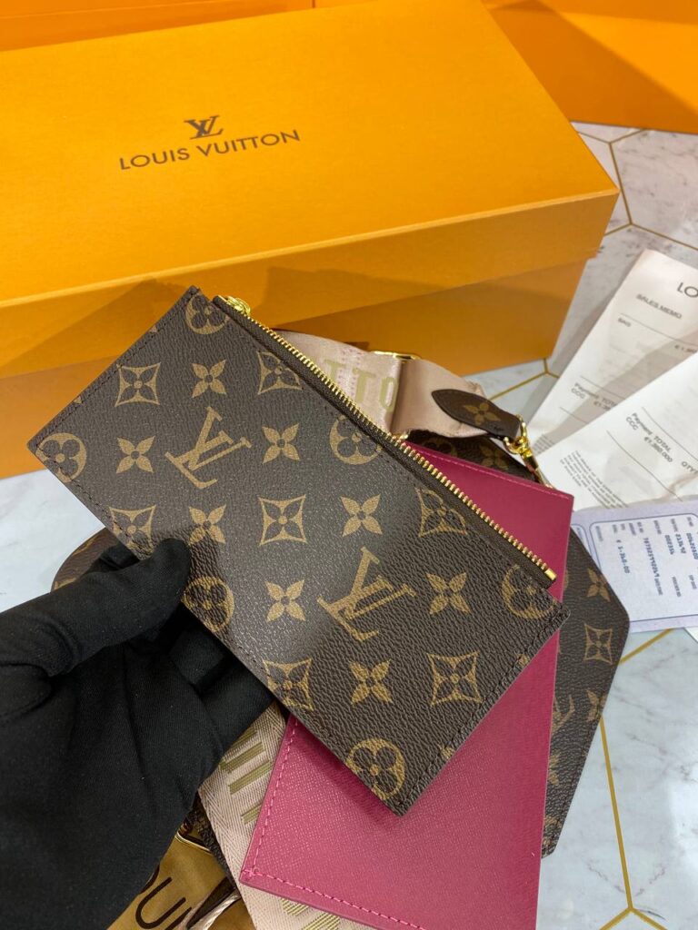 louis vuitton canta felice strap go monogram pembe aski