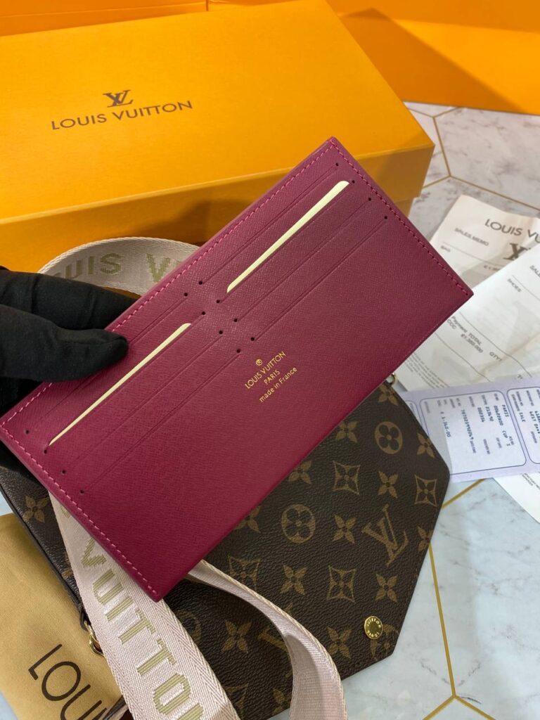 louis vuitton canta felice strap go monogram pembe aski