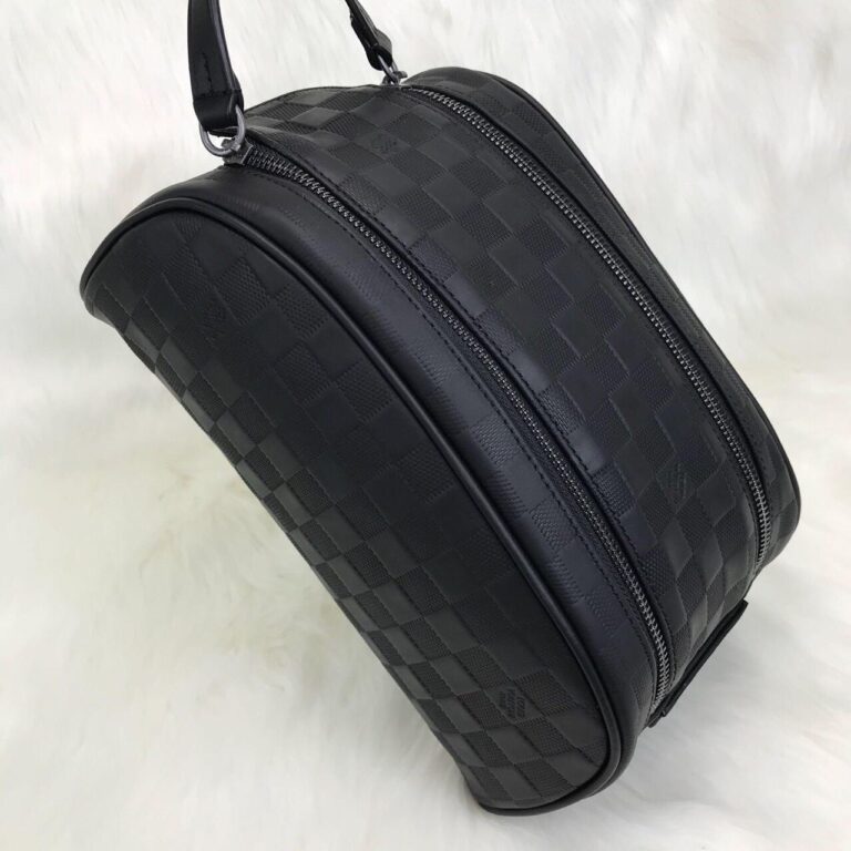louis vuitton canta king size toiletry pouch inifini siyah 28x16 cm