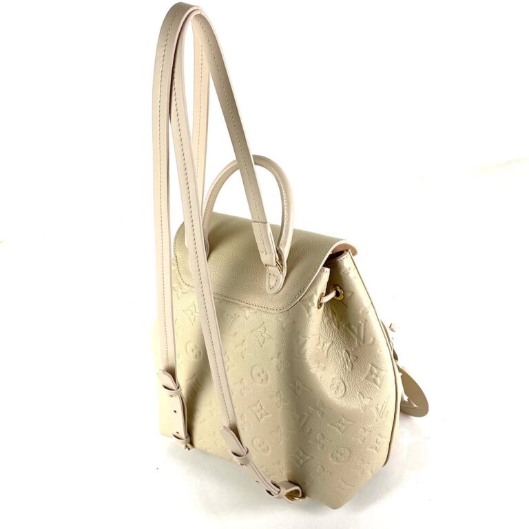 louis vuitton canta krem montsouris empreinte pm sirt 33x27x14