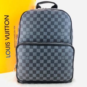 louis vuitton canta lv2 collection campus damier sirt siyah gri 39x30x13 cm