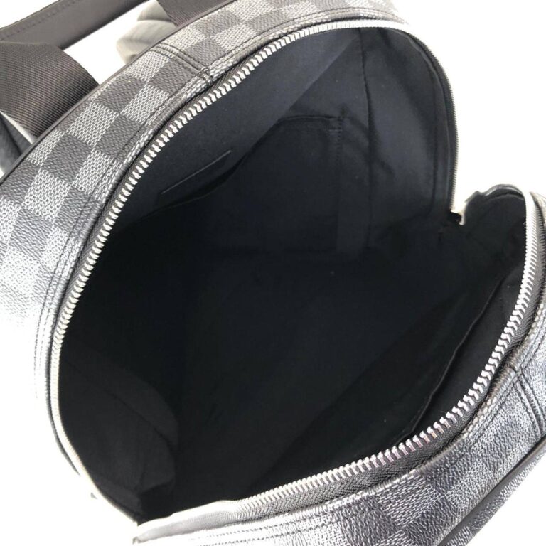 louis vuitton canta lv2 collection campus damier sirt siyah gri 39x30x13 cm
