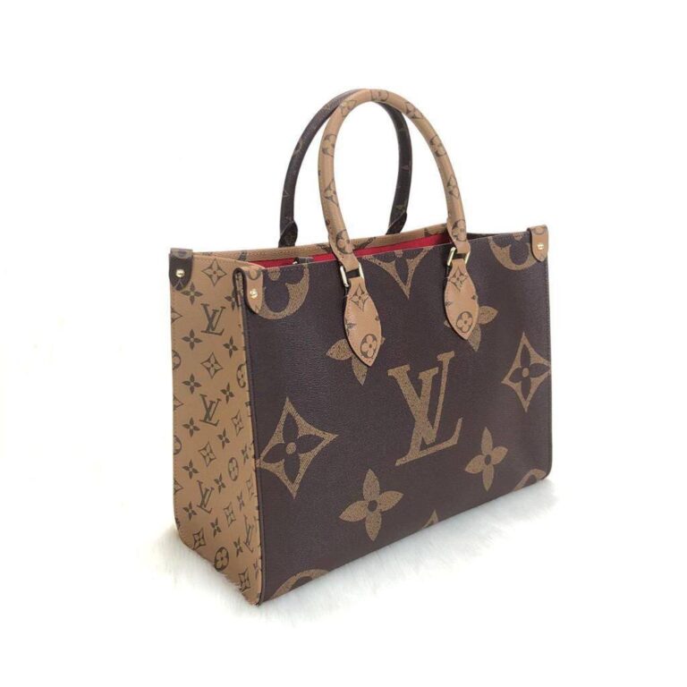 louis vuitton canta onthego MM canvas orta boy 34x26x13 cm