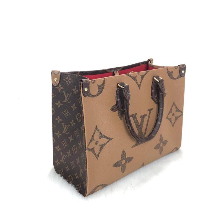 louis vuitton canta onthego MM canvas orta boy 34x26x13 cm