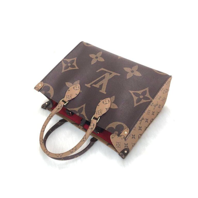 louis vuitton canta onthego MM canvas orta boy 34x26x13 cm