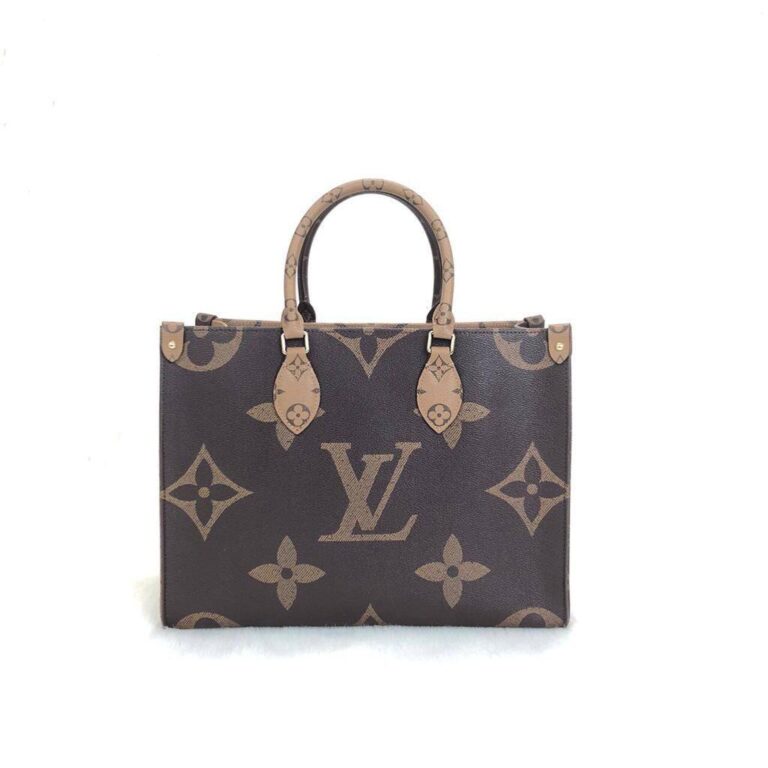 louis vuitton canta onthego MM canvas orta boy 34x26x13 cm