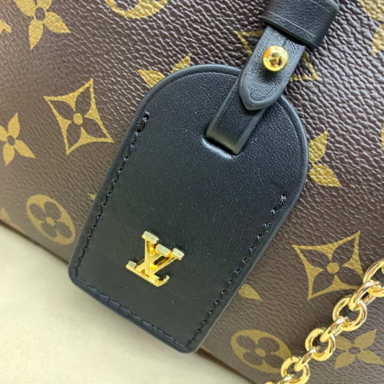 louis vuitton canta petite malle monogram siyah 20x14x8