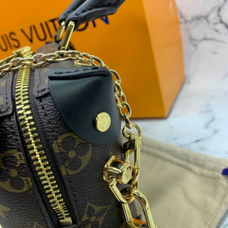 louis vuitton canta petite malle monogram siyah 20x14x8