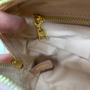 louis vuitton canta petite malle pembe monaco deri 20x14x8