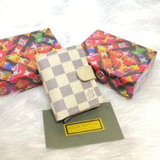 louis vuitton kartlik unisex otomatik damier beyaz