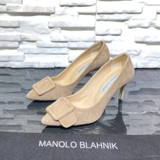 manolo blahnik ayakkabi stiletto pumps vizon suet topuk 8 cm