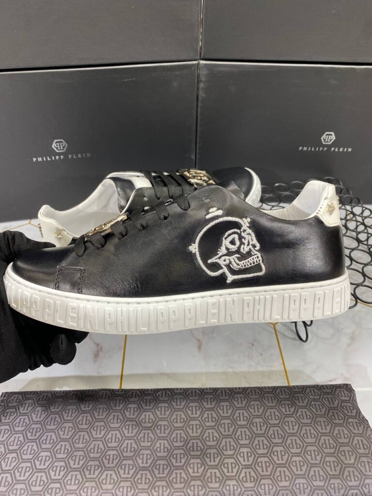 philipp plein ayakkabi erkek sneaker siyah beyaz