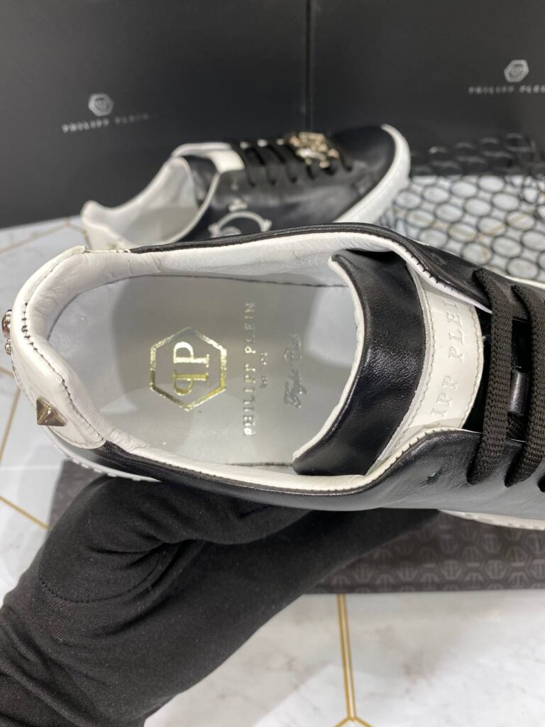 philipp plein ayakkabi erkek sneaker siyah beyaz