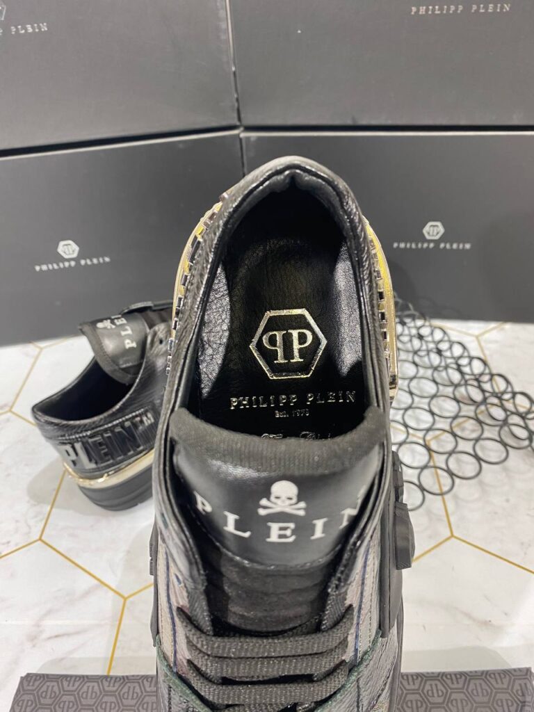 philipp plein ayakkabi erkek sneaker siyah kamuflaj