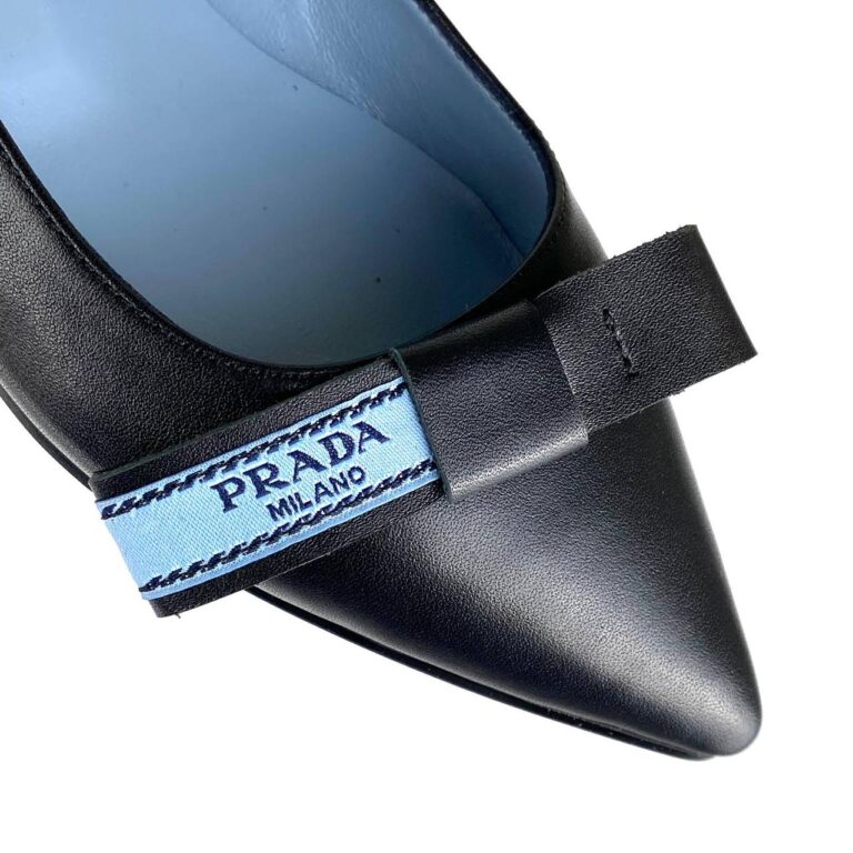 prada ayakkabi ballet flats bow