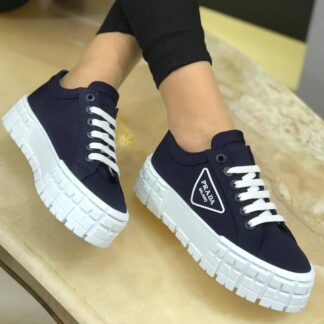 prada ayakkabi lacivert gabardine