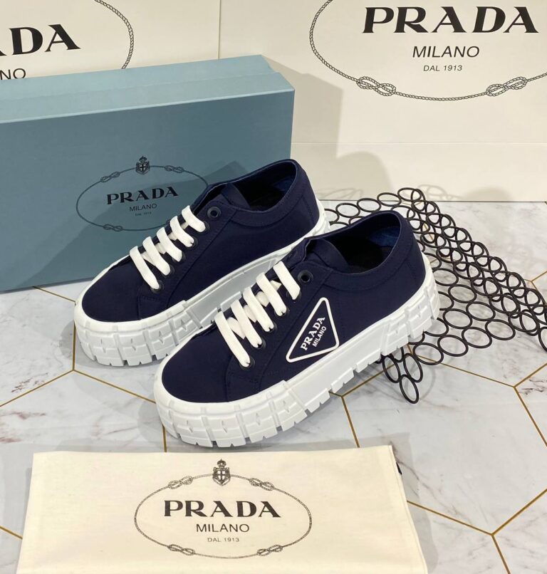 prada ayakkabi lacivert gabardine