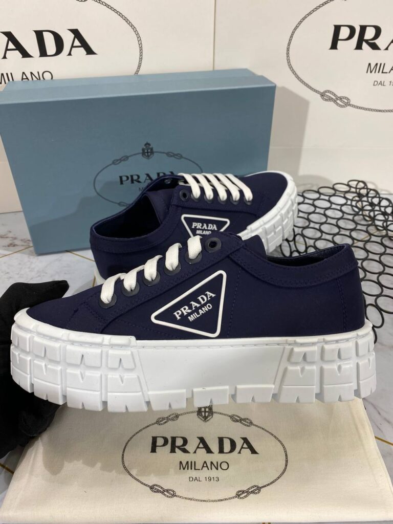 prada ayakkabi lacivert gabardine